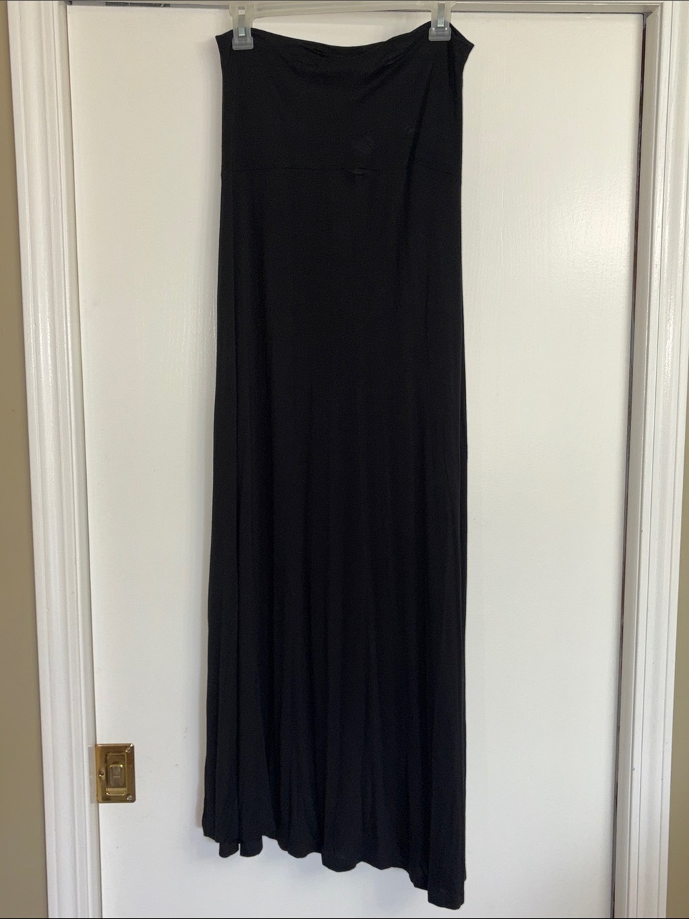 Popular Basics Black Maxi Skirt - Flowing A-Line